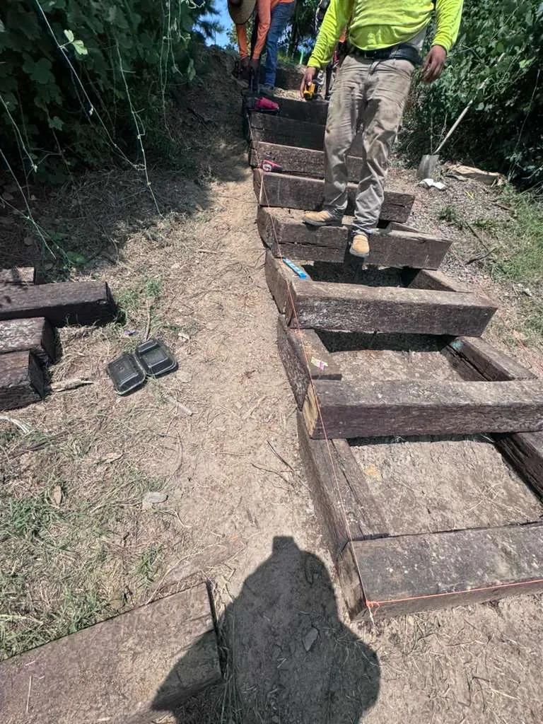 Staircase project at Midtown Rows