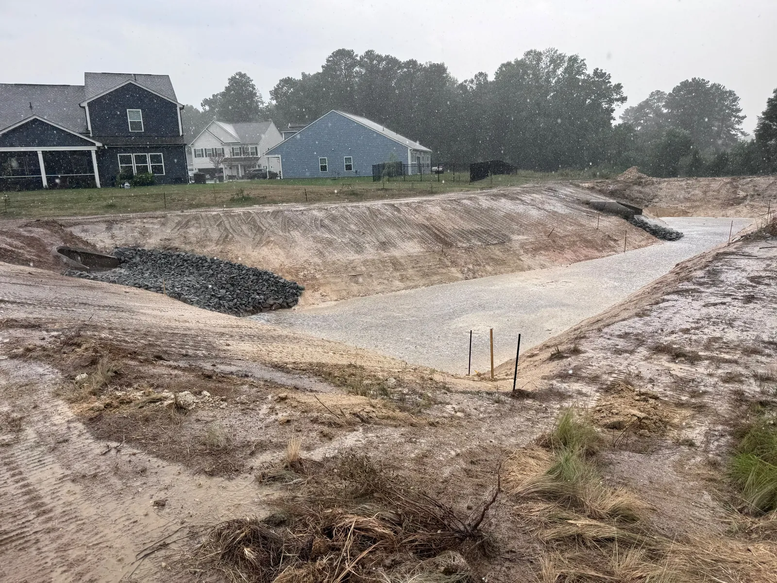 Pond conversion project at Nathans Ridge Pond