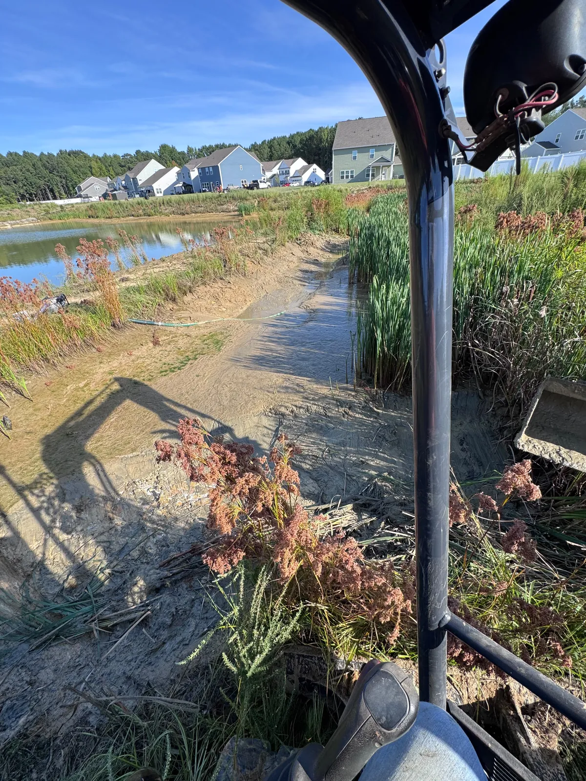 Pond conversion project at Nathans Ridge Pond