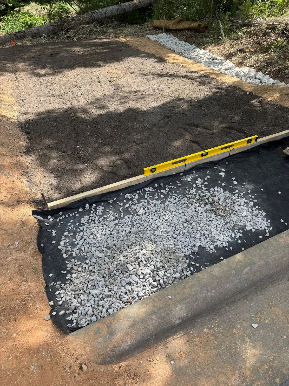 Level spreader project at Renaissance at White Oak