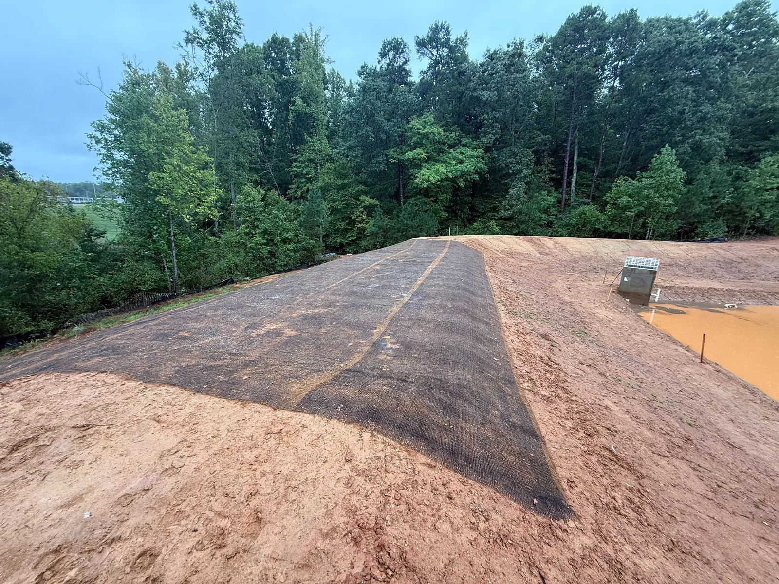 Site stabilization project at Sagecroft